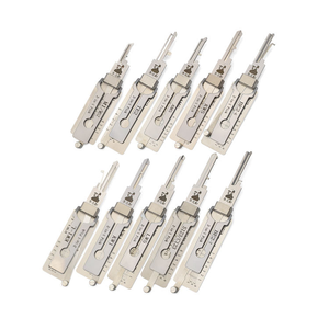 Juego de Herramientas para Extraer Llaves Universales Lishi de 32 Piezas, Estuche con Cierre <span class=keywords><strong>Blanco</strong></span>, Suministros de Cerrajería, Kit Extractor de Llaves Rotas - Product Image 3
