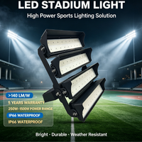 Lampu Sorot LED Modular 250W dengan Braket Baja Anti Karat IP65, Garansi 5 Tahun, Sudut Sorot 15-90° untuk Stadion Olahraga Luar Ruangan