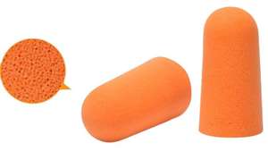 超ソフトシリコンフォーム耳栓安全機能再利用可能スポンジ耳栓睡眠旅行用 - Product Image 3