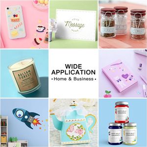 Bán buôn 8.5x11 inch Sticker máy in giấy bóng trắng không thấm nước Sticker giấy có thể in vinyl Sticker giấy - Product Image 5