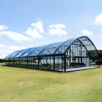 Tente d'atrium en PVC transparent de luxe, tente imperméable quatre saisons, planche en herbe, planche en PC pour mariages et fêtes en plein air