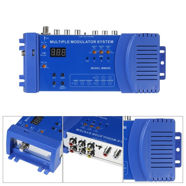 SYTA DVB-T2 S2 ISDB -T Set Top Boxes and Other AV Resources  MMS80 Multiple Modulator for Hotel System Av Rf PAL/NTSC Selectable