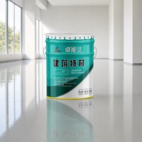 Peinture époxy colorée imperméable à l'eau, bicomposante, anticorrosion, haute brillance, pour revêtement de sol, application au pinceau, pour garage, entrepôt - Zhuonengda