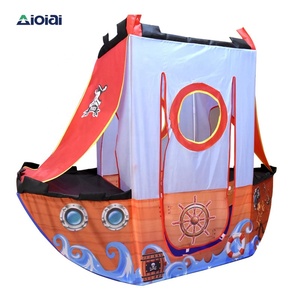 AIOIAI Kids <strong>Indoor</strong> <strong>Play</strong> <strong>Tent</strong> Fanstic Pirate Ship <strong>Play</strong> <strong>Tent</strong> - Product Image 1