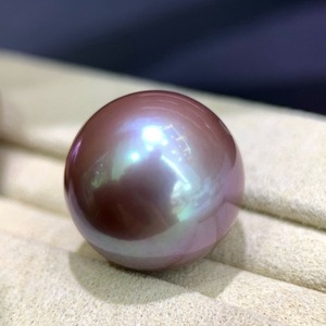 Perla de Agua Dulce Edison Individual de 15-16 mm, Color Morado con Fuerte Brillo, Sin Defectos, para Colgante o Anillo - Joyería Fina - Product Image 3