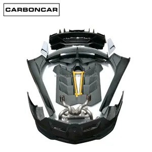 Facelift svj kit de peças de carro, kit de fibra de vidro frp, difusor frontal e traseiro, kit de lambo lp700 aventador