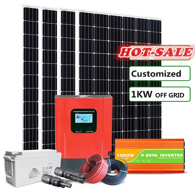 15kwh 200kw 25kw solar panel off grid DDP energy system 5000w power electricity station Solar Farm Mounting roof Energy