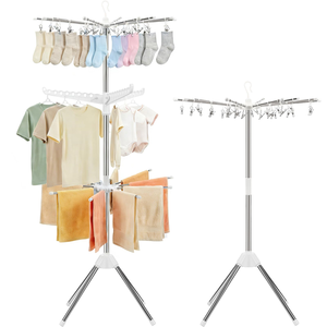Attractive Price Clothes Drying <b>Rack</b> Free Standing Organizer 3-Tier Space Clothes <b>Rack</b> - Product Image 1