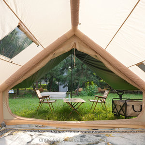 Tente de camping <span class=keywords><strong>gonflable</strong></span> d'extérieur 6.3 Pro avec revêtement noir et <span class=keywords><strong>auvent</strong></span> étendu, adaptée à 3 à <span class=keywords><strong>4</strong></span> personnes - Product Image 5