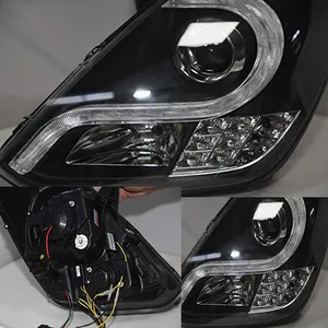 Faro delantero LED i800 iMaX Grand Starex H300, para Hyundai H1, 2008-2013, con luz diurna
