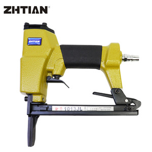 Zhtian 1013Jl Pneumatic Nail Gun 48mm <b>Long</b> <b>Nose</b> Industrial Grade Woodworking Tool - Product Image 2