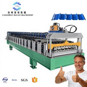 Maquinaria de Procesamiento de Paneles de Techo Sándwich de Acero con Aislamiento Térmico, Máquina de Conformado de Rollos Totalmente Automática - Product Image 1