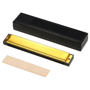 Armónica Arpa profesional Armonica Clave de C 24 agujeros Polifonía Diatónica Boca Órgano con estuche - Product Image 1