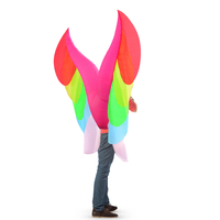 Costume d'ailes d'ange gonflables pour adultes, convient aux personnes de 1,5 à 2 m de taille. Idéal pour Noël, le cosplay, les fêtes, les spectacles sur scène et les soirées costumées.