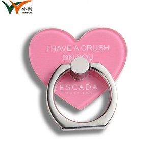 Soporte de Anillo para Teléfono Móvil con Logotipo Personalizado, Soporte de Anillo para Teléfono Celular de Acrílico en Forma de Corazón, Económico - Product Image 2