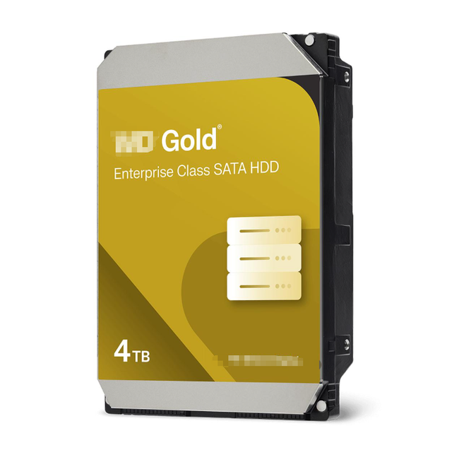 Gold 4TB Enterprise HDD 3.5 Inch Server Hard Drive Rack Server Hardware Enterprise Data Center