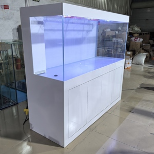 סיטונאי 250 להתאמה אישית 300 גלון אקווריום בית גדול לבן ברור זכוכית ארוונה עם מערכת סינון - Product Image 3