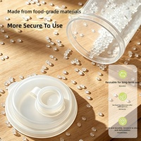 Gobelet à glace réutilisable en plastique importé du Japon avec couvercle pour la congélation des glaçons et la consommation directe en voiture