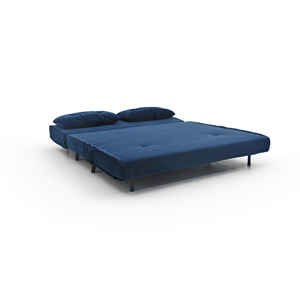 โซฟาโมเดิร์นแบบพับได้ ยืดหดได้ ผ้ากำมะหยี่สีน้ำเงินรีไซเคิลคุณภาพสูง ยี่ห้อ <span class=keywords><strong>Nisco</strong></span> โครงไม้จริง สำหรับห้องนอน ห้องนั่งเล่น และโรงแรม - Product Image 4