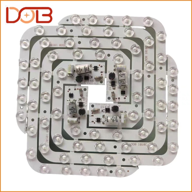 High Quality 50W LED Chip Light Bulb E27/E14 Dob PCB Square Board B22 Free Driver for Residential Warehouse Use Direct Factory Dob Led