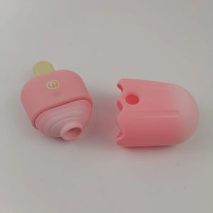 Volwassen Dames Oplaadbare G-Spot Clitorale Stimulator Seksspeeltje Schattig Ijs Vibrator Zuigende Dildo Vrouwelijke Masturbator - Product Image 1
