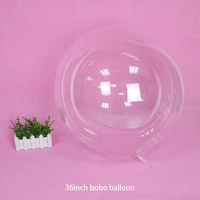 Globes transparents de 10''18''24''36'' Ballons clairs gonflables à l'hélium Ballons Bobo Décoration de mariage Anniversaire Baby shower