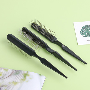 Cepillo de aire de 3 filas con colilla de ratón, peine profesional para peinar el cabello hacia atrás, herramienta de estilismo para salón y peinados recogidos - Product Image 3