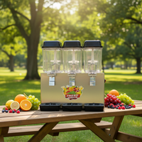 Topverkoper Automatische Fruitsapdispenser 16*2 Liter 220V 50Hz Koude Drankdispenser Commerciële Drankdispensers