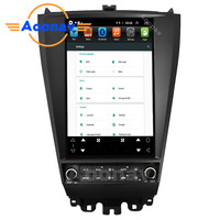 Autoradio android, écran tactile HD, DSP, GPS, lecteur multimédia, stéréo, unité pour voiture Honda accord 7 (2003-2007), compatible Can-Bus