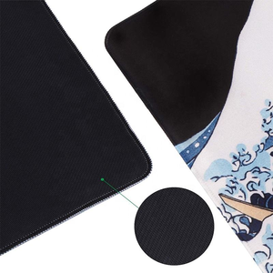 日本海波サンセットデスクマットXXLマウスパッド拡張ゲーム用ノンスリップベース厚密封エッジオフィスキーボードノートパソコン - Product Image 3