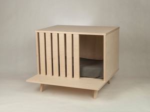บ้านแมวไม้สไตล์โมเดิร์น ROIKEE เฟอร์นิเจอร์สัตว์เลี้ยงขนาดเล็ก ดีไซน์รักษ์โลก - Product Image 6