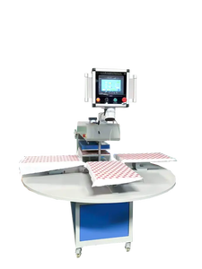 4 स्टेशनों उच्च मुद्रण गति के साथ स्वचालित रोटरी हीट प्रेस - Product Image 4