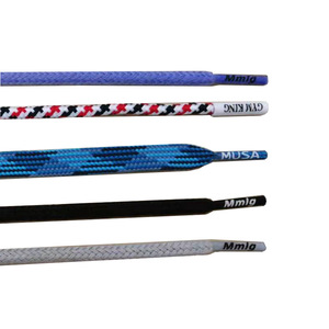 Lacets Mmig en polyester, plats, imprimés avec des logos, pour accessoires vestimentaires - Product Image 4