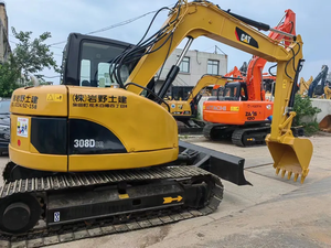 รถขุดขนาดเล็ก Caterpillar 308DCR มือสอง 8 ตัน ระยะการหมุนวงเลี้ยวสั้นพิเศษ เครื่องยนต์มิตซูบิชิ 4M40 ชั่วโมงการใช้งานต่ำ ระบบไฮดรอลิกแบบตีนตะขาบ สำหรับงานก่อสร้าง - Product Image 4