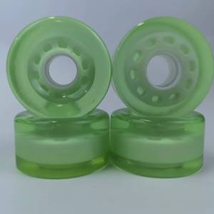 YSMLE Offre Spéciale Vert Roller Blade <span class=keywords><strong>Chaise</strong></span> De Bureau Roulette PU Roues 65MM - Product Image 4