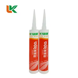 Silicone Sealant Caulk Waterproof and Mold & Mildew Resistant Clear Glue Glass Cement Other Adhesives Construction Smooth Paste
