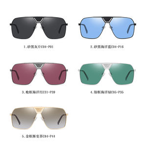 VASHAP piloto de 3338 gafas de sol UV400 metal vintage mujeres hombres gafas de sol retro plana polarizada tonos - Product Image 2