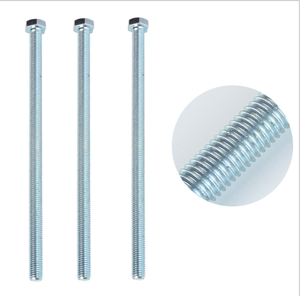 Vis à tête hexagonale longue OEM DIN 931 DIN 933 DIN933 4.8 10.9 12.9 – Vis longues sur mesure à tête hexagonale allongée - Product Image 1
