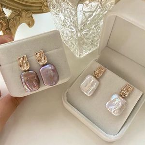 अच्छी गुणवत्ता वाले फैशन ताजे पानी के मोती सोने का असली मीठे पानी का सुसंस्कृत बारोक मोडल महिलाओं के लिए - Product Image 5