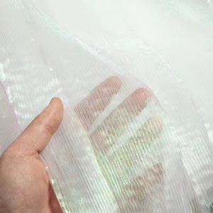 Venta al por mayor de fábrica: Tela de gasa catiónica <span class=keywords><strong>100</strong></span>% poliéster 30D, suave, lisa, transparente, para vestidos, ropa de dormir, forros y cortinas. - Product Image 5