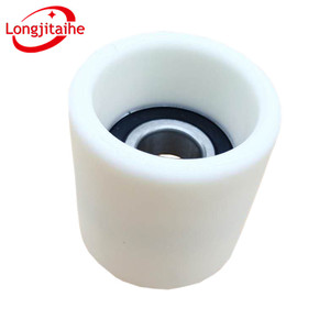 Rodillo de Arrastre para Pasamanos de Nylon Longjitaihe de 60*64mm con Rodamiento 6204, Rueda de Soporte para Escaleras Mecánicas, 1 Año de Garantía, Compatible con Kon* Ot* Fujite* - Product Image 1