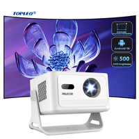Topleo Nouveau projecteur portable HY320 MAX double Wi-Fi 6, projecteur portable sans fil extérieur, Android 14, projecteur de cinéma maison intelligent