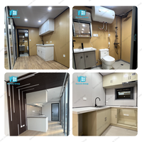 Casa Prefabricada Móvil de Lujo de 20 pies/40 pies, Tipo Cabaña Apple, Tienda Portátil, Práctica Casa Contenedor con Dormitorio