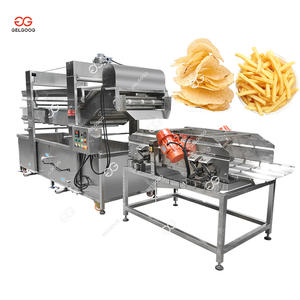 Línea de producción de alimentos congelados crujientes con línea de embalaje Shri Totalmente automático Papas fritas congeladas Línea de producción de 200 kg - Product Image 5