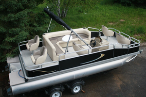 Neues Modell 2023: 7,0 m/23 Fuß Aluminium Angel- und Ausflugs-Pontonboote mit LED-Lichtleisten zum Verkauf - Product Image 6