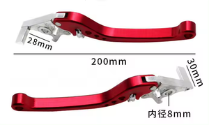 Levier de frein et d'embrayage en alliage d'aluminium CNC pour moto Tank Zuma Gy6 125cc, pièces de <span class=keywords><strong>motocross</strong></span>, rénovation/mise à niveau, neuf - Product Image 2