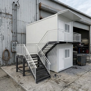 Bâtiments en acier <span class=keywords><strong>de</strong></span> 20 pieds, expédition en kit, panneaux sandwich préfabriqués, conteneur préfabriqué, entrepôt <span class=keywords><strong>de</strong></span> stockage pliable, garage portable - Product Image 1
