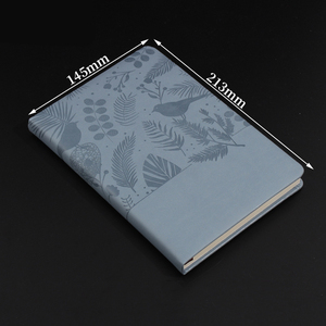 Cubierta de lujo de cuero PU Área grande Logotipo en relieve Cuaderno personalizado Reunión DE OFICINA DE NEGOCIOS <span class=keywords><strong>Libro</strong></span> A5 - Product Image 1
