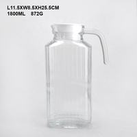 Pichet en verre avec couvercle Théières et bouilloires pour boissons et récipients de stockage pour boissons froides et liquides