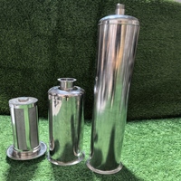 Nuevo Filtro de Agua Pre-filtrante Sanitario de Malla Fina de 100 Mallas, 316L, Electropulido, con Conexión Tri-Clamp de 1 Pulgada NPT para Instalación Exterior